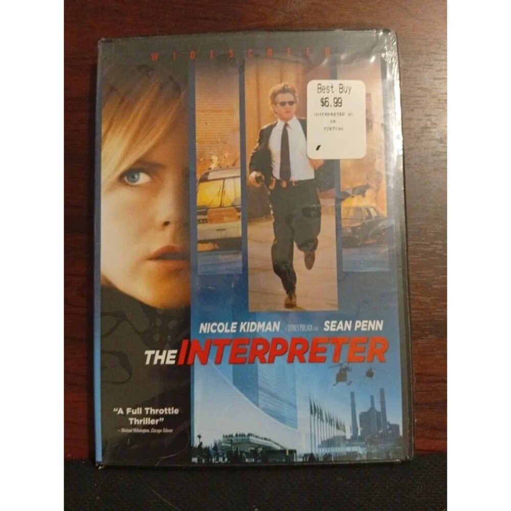 The Interpreter - 2002 DVD Widescreen - New & Sealed - Nicole Kidman, Sean Penn